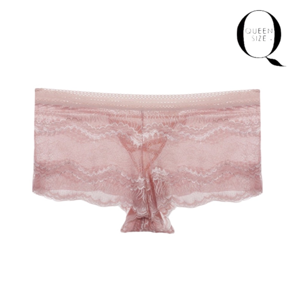 PLUS SIZE Lace Boyshort Panty QUEEN SIZE NEW!